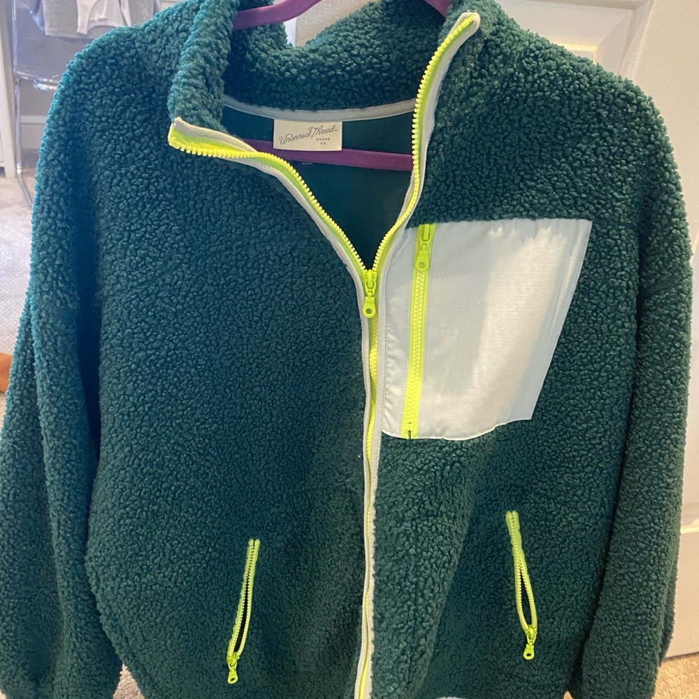 Green fleece from Target, perfect condition, Size L